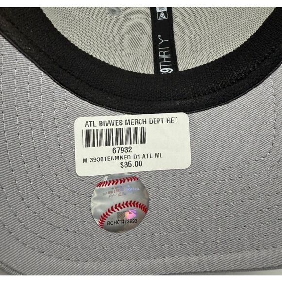 Atlanta‎ Braves New Era Cooperstown Collection Team Trucker 9FIFTY Hat Sz M/L - Picture 4 of 9